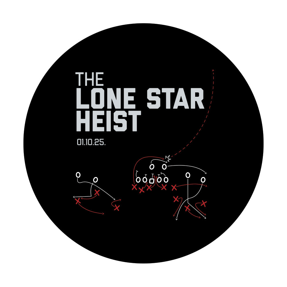 The Lone Star Heist Sticker