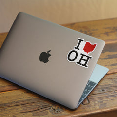 I Heart OH Sticker