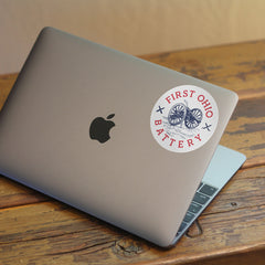 1st Ohio Battery Sticker