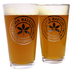 Eleven Warriors 16 oz. Pint Glass (4-Pack)