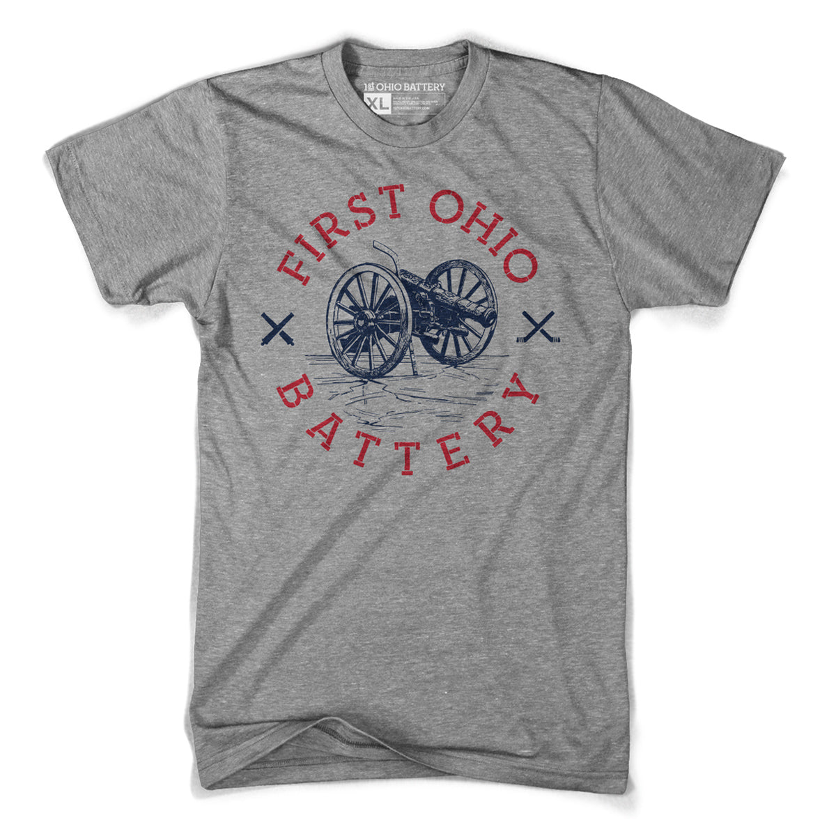 1st Ohio Battery Track Tee