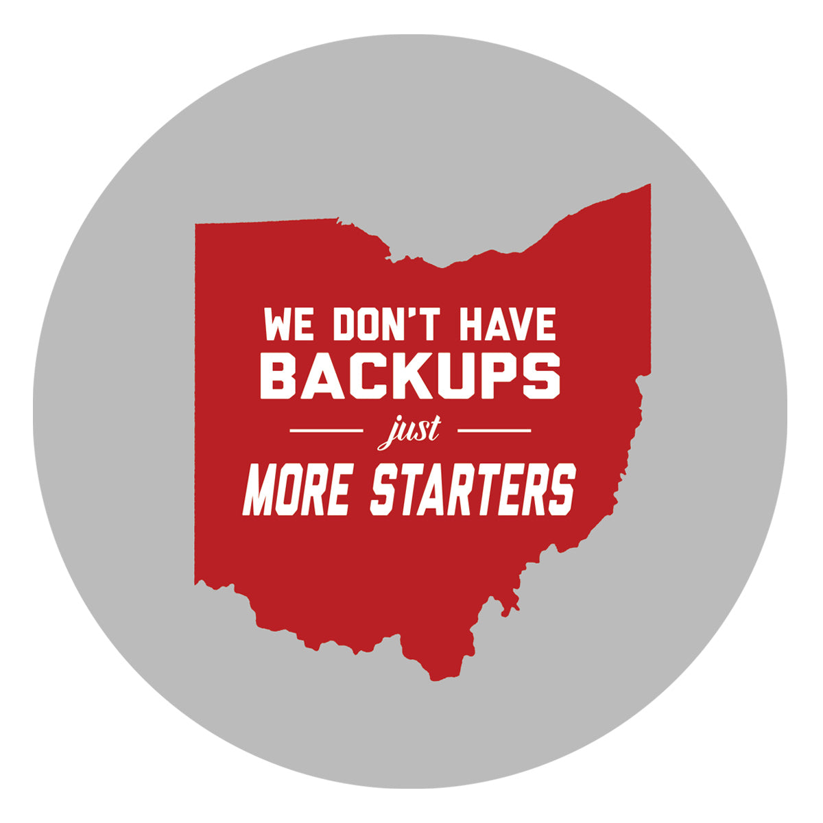 We Don't Have Backups Sticker