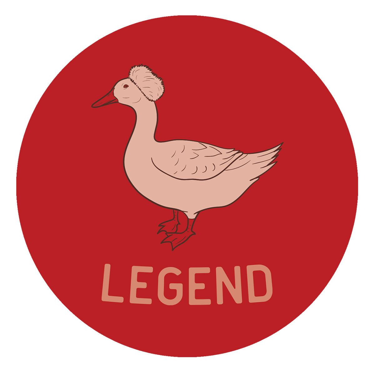 Afroduck Legend Sticker