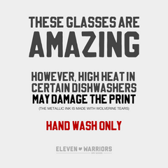 Eleven Warriors 16 oz. Pint Glass (4-Pack)