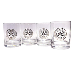 Eleven Warriors 13.5 oz. Whiskey Glasses (4-Pack)