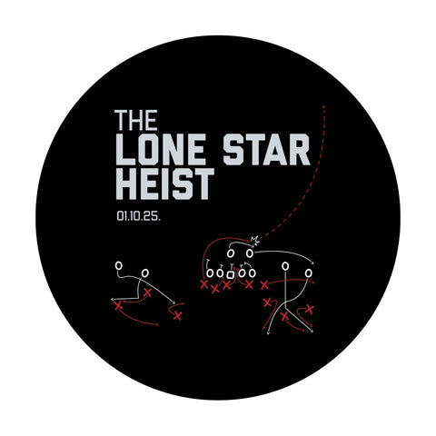 The Lone Star Heist Sticker