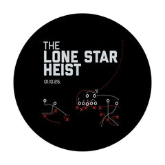 The Lone Star Heist Sticker