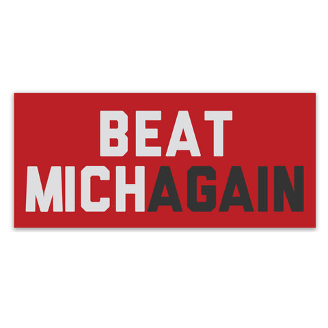 Beat Michagain Sticker