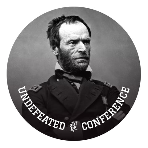 Sherman Undefeated Out of Conference Sticker